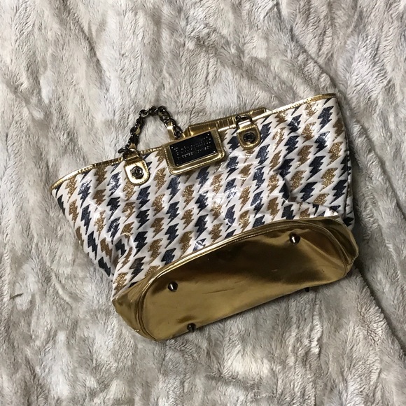 SOLD! Betsey Johnson Lightning Bolt Tote - Picture 1 of 3