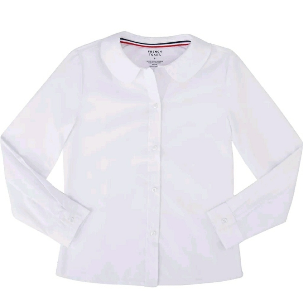Girls poplin school uniform blouse