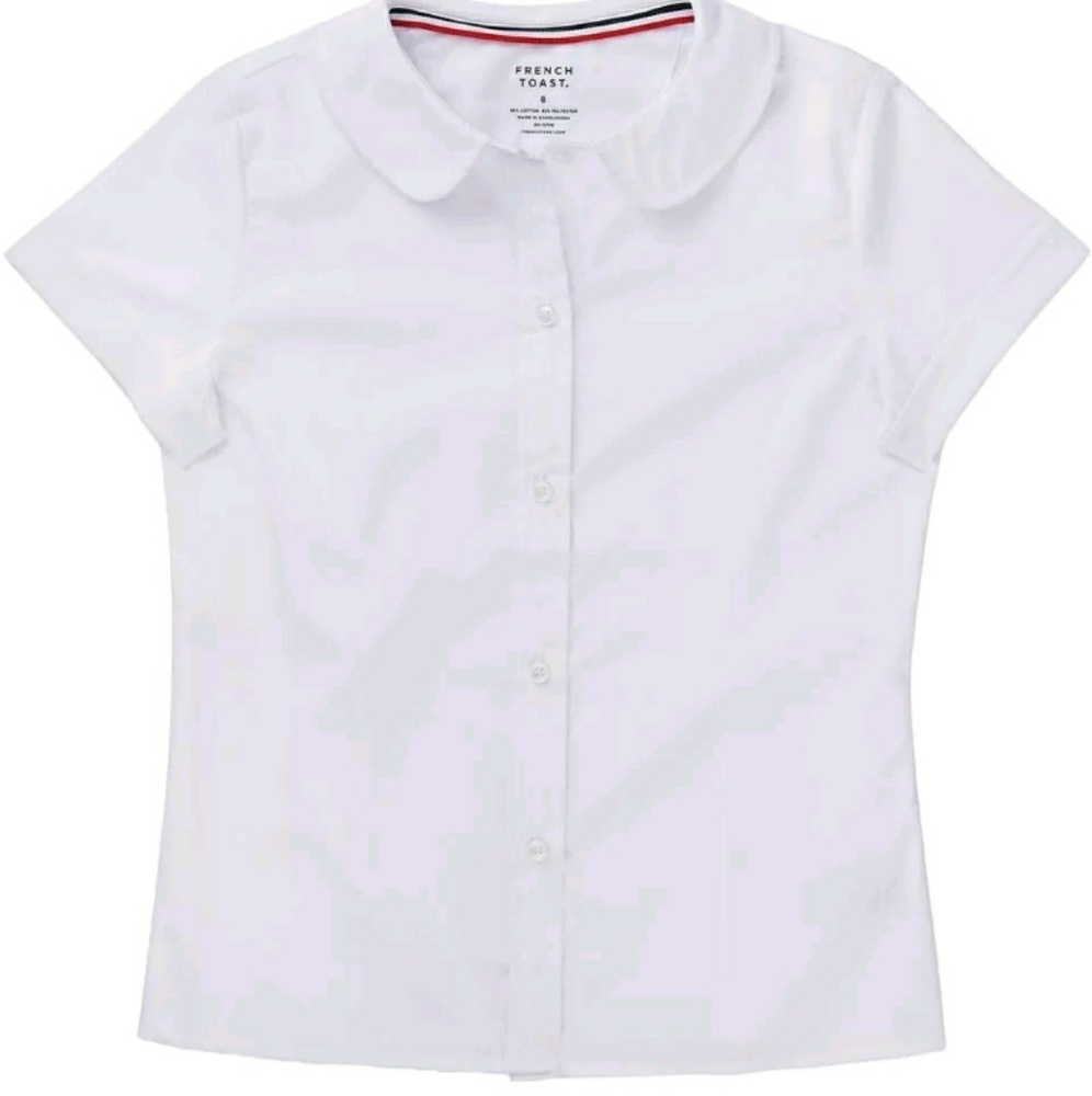 Girls poplin school uniform blouse