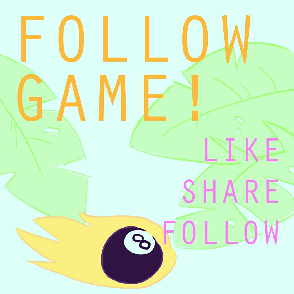 🌴✨LET'S KEEP IT GOING!✨🌴 - 1st Follow Game