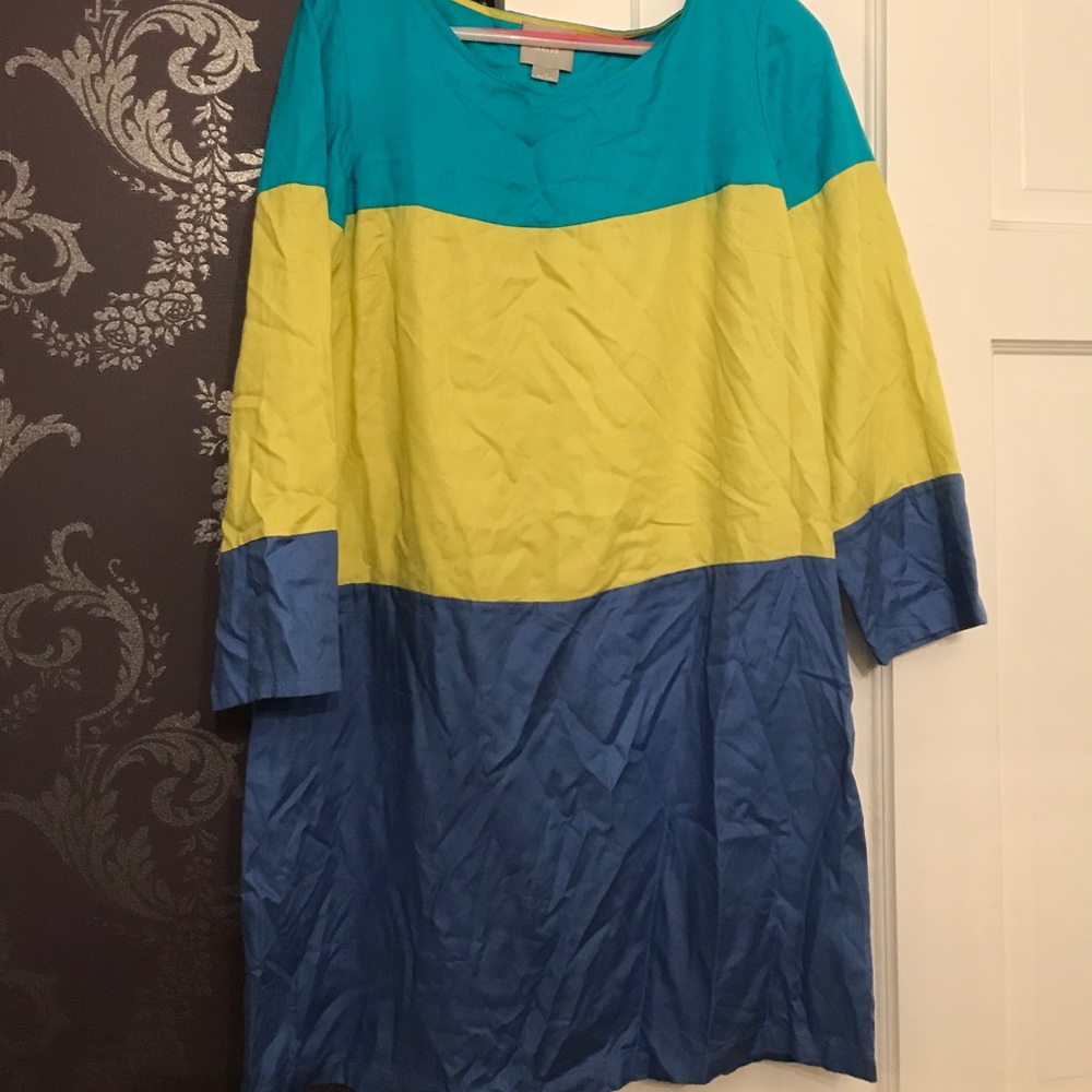 Maeve Color Block dress purchased at Anthropologie