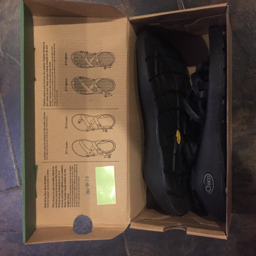 Black Chacos Size 9