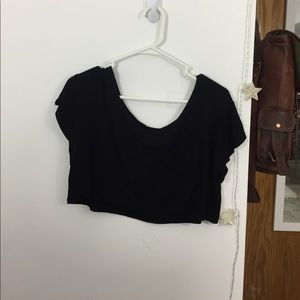 Loose crop top