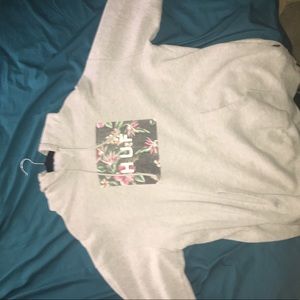 Gray HUF hoodie