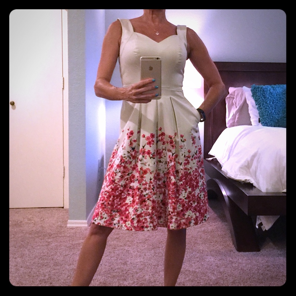 WHBM Floral Dress
