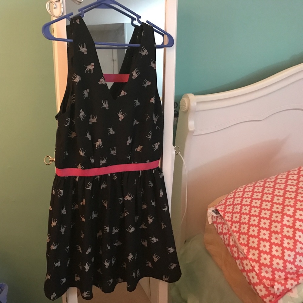 Cute dog patterned party dress!