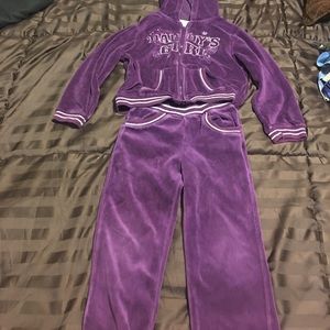 Mini wear 36 month little girls sweatsuit