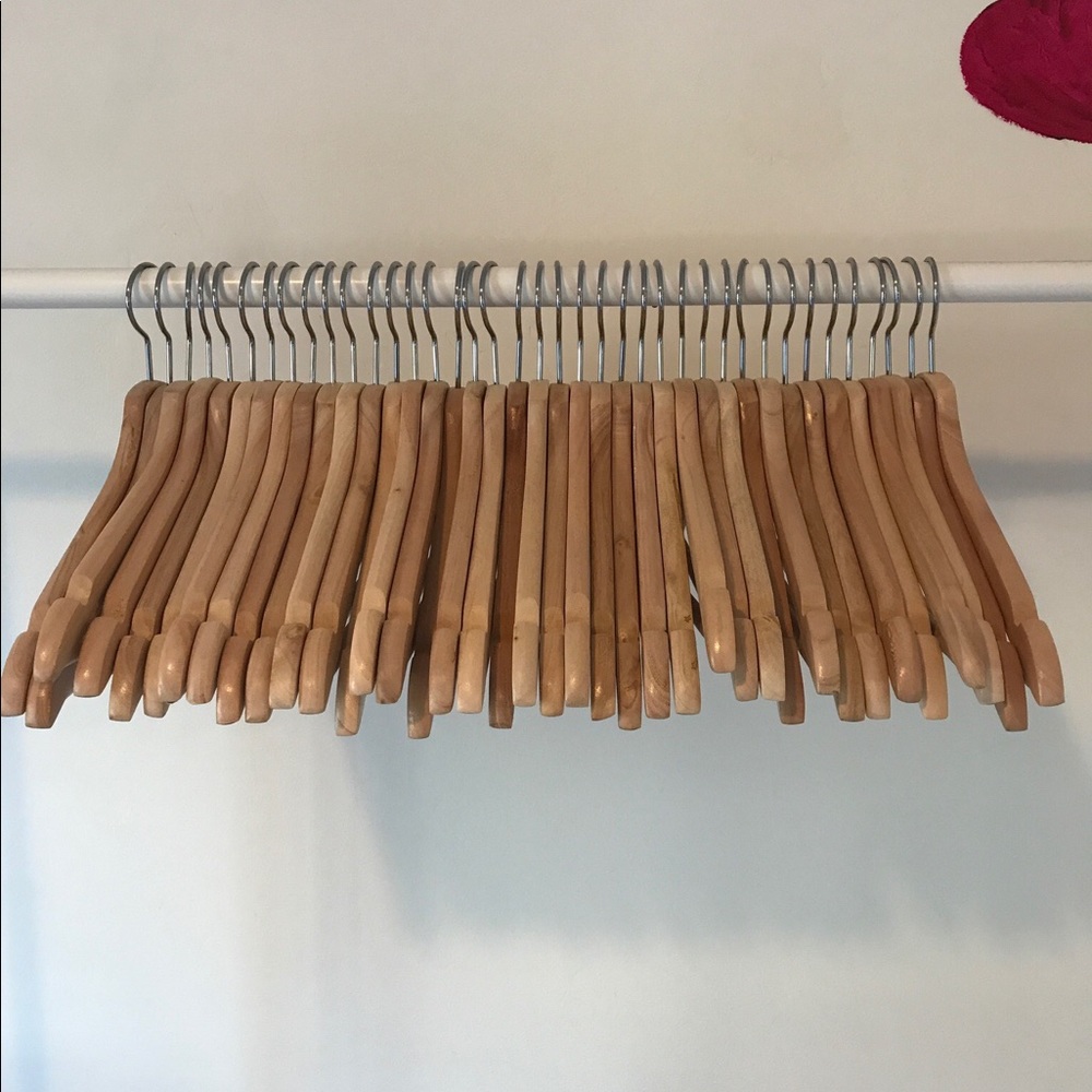 39 wood IKEA hangers