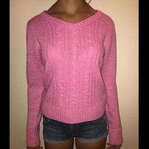 Pink sweater