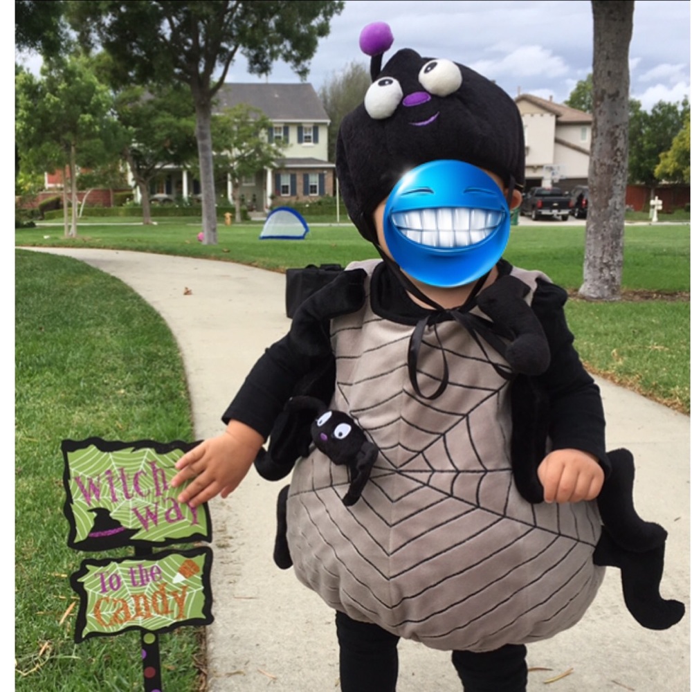 12-18 month toddler spider web costume