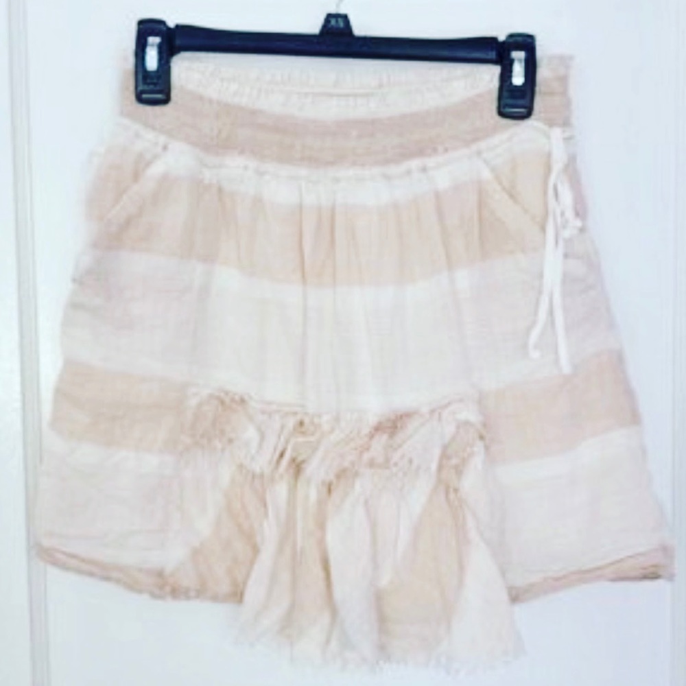 Banana Republic light weight beige and white skirt - Picture 1 of 6