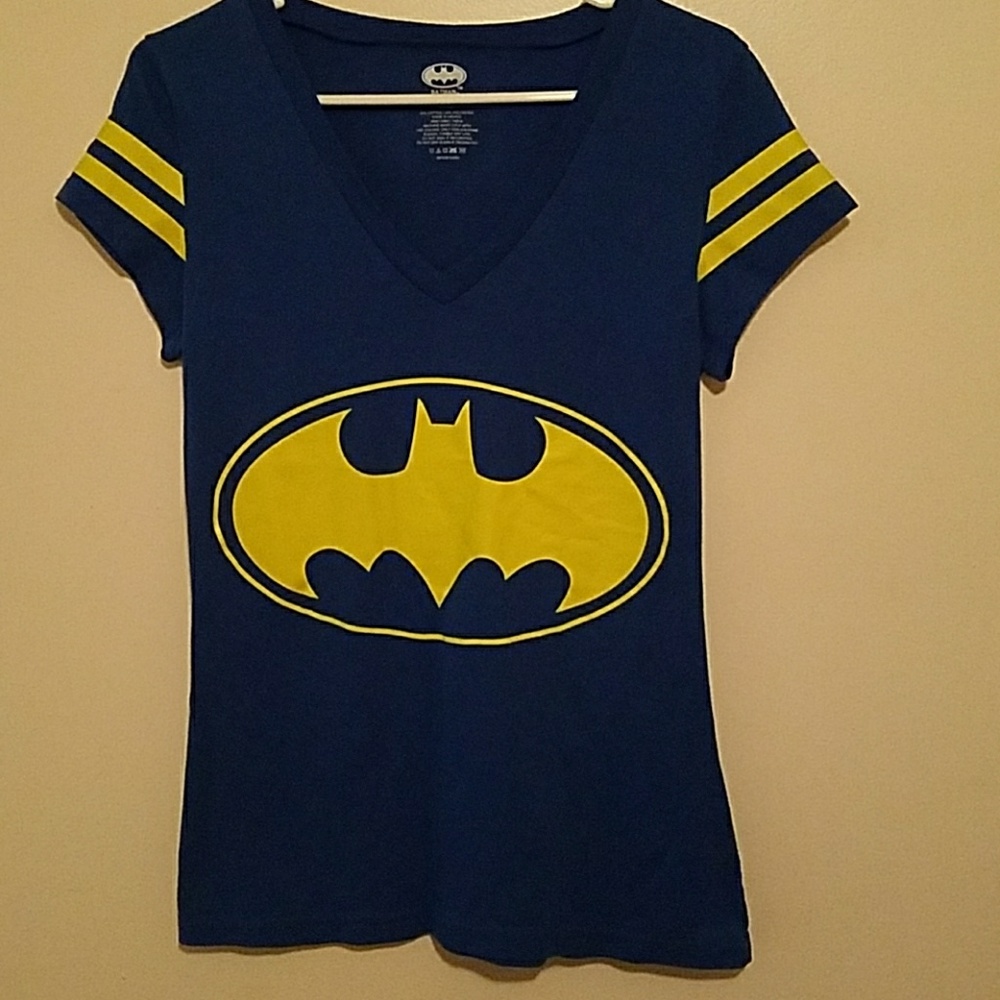 Batman Logo shirt w/ Stripes
