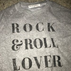 Grey long sleeve sweater