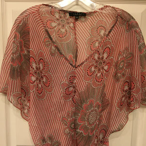 Laundry by Shelli Segal Floral Print Blouse - XS