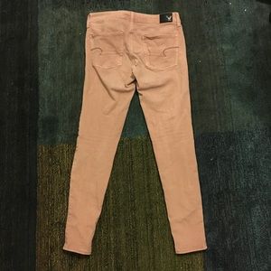 American eagle light pink jeggings