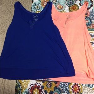 Set of Two American Eagle Tanks