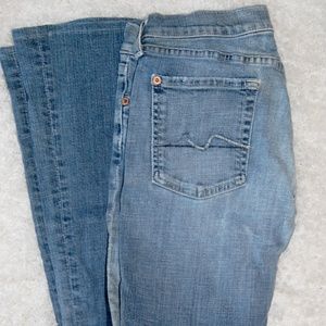 7 FOR ALL MANKIND jeans size 27 Flare leg
