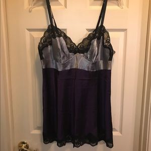 Lane Bryant Cacique Satin Chemise, Size 14 / 16