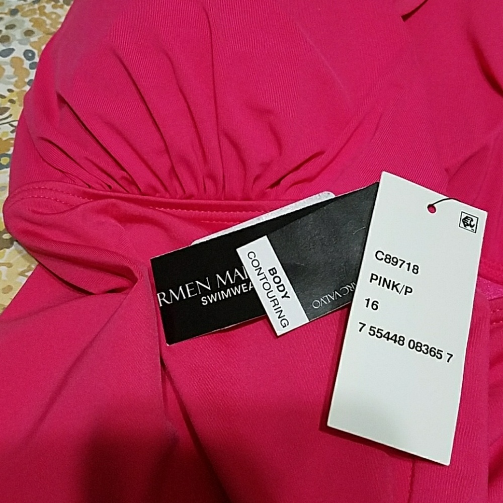 💟💟PINK CARMEN MARC VALVO SWIMWEAR NWT - Picture 8 of 8