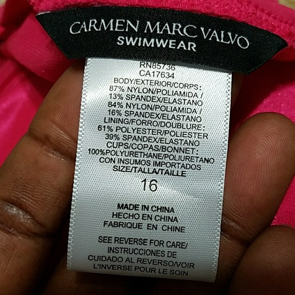 💟💟PINK CARMEN MARC VALVO SWIMWEAR NWT - Picture 6 of 8