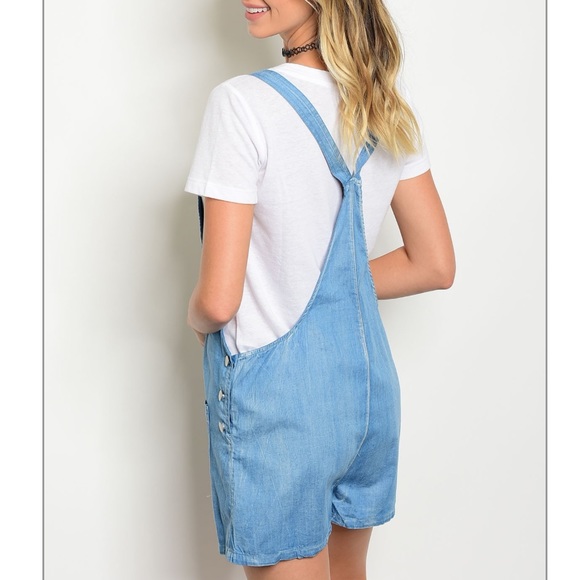 Denim romper, NWT - Picture 2 of 2