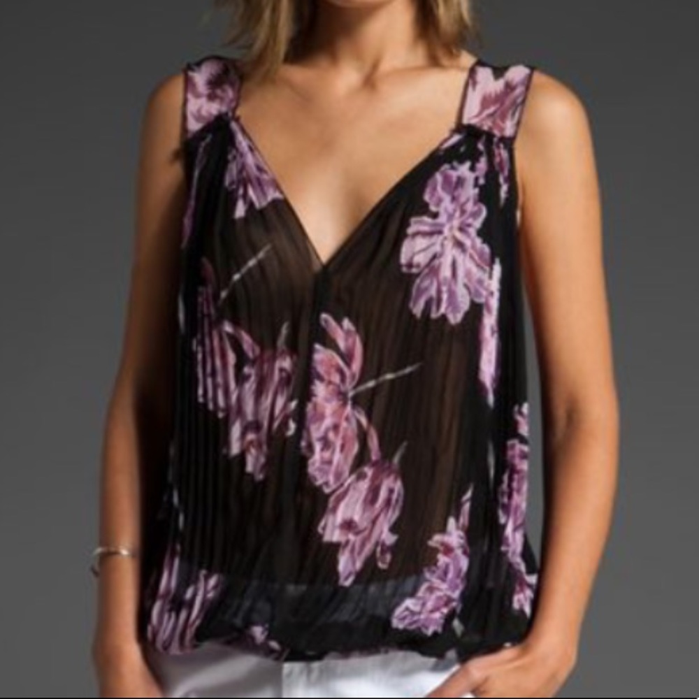 💜 Free People Pleated Band Bottom Top