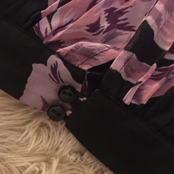 💜 Free People Pleated Band Bottom Top - Picture 6 of 8