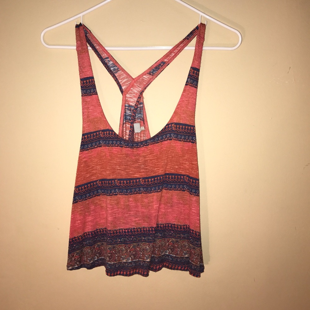 Aztec print tank top