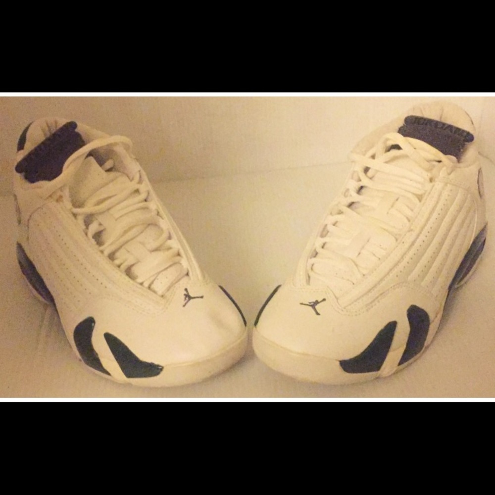 Jordan Retro XIV 14 White Forest Green Women Sz 7