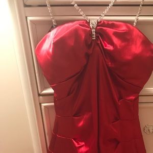 Red homecoming dress