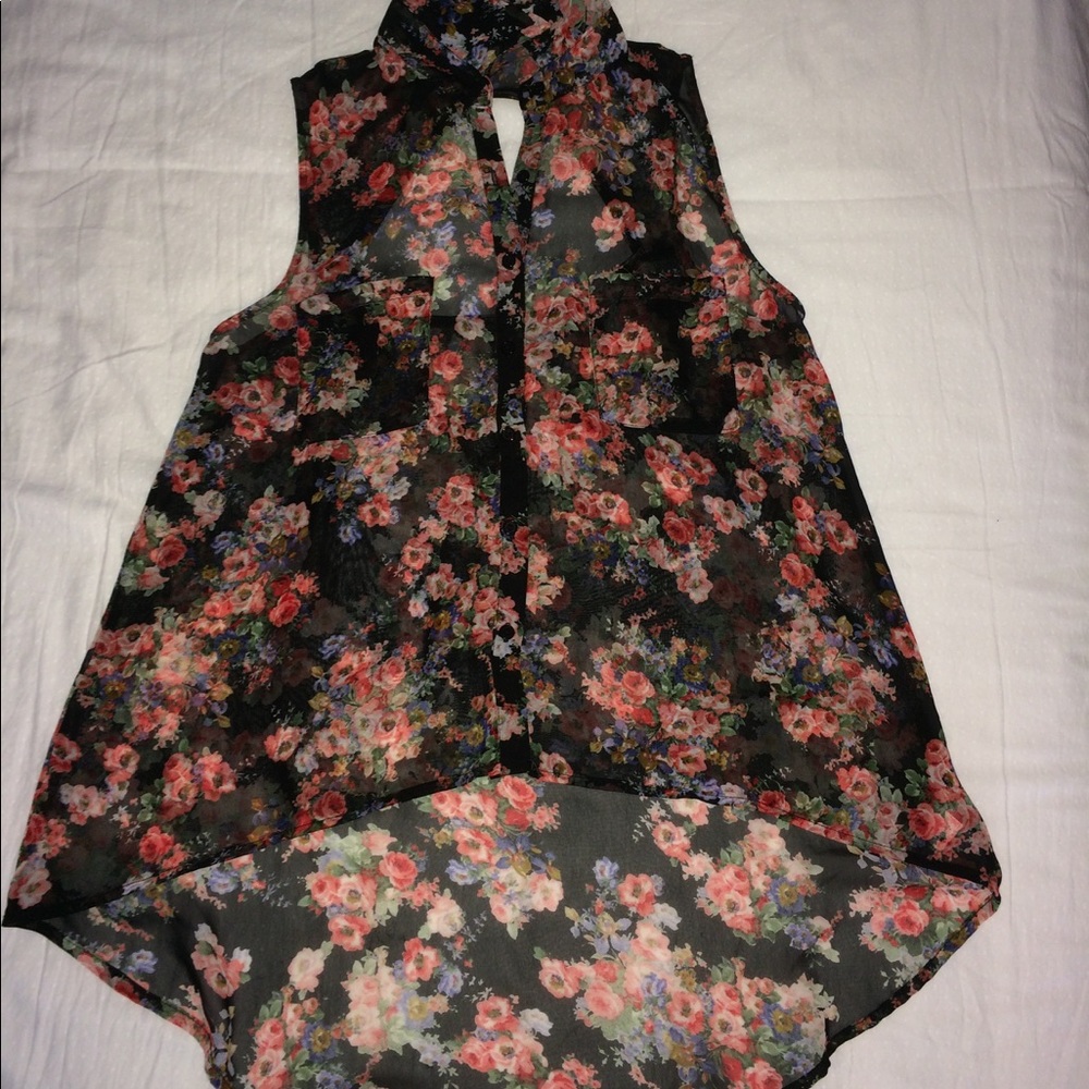 Floral print shirt