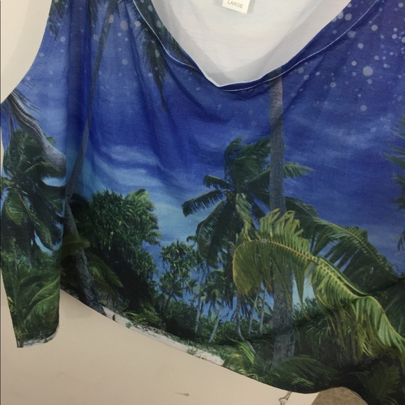 Beach print tank top - Picture 3 of 3