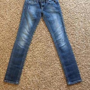 Express rerock skinny jeans size 2