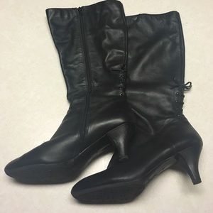 Black Heeled Boots