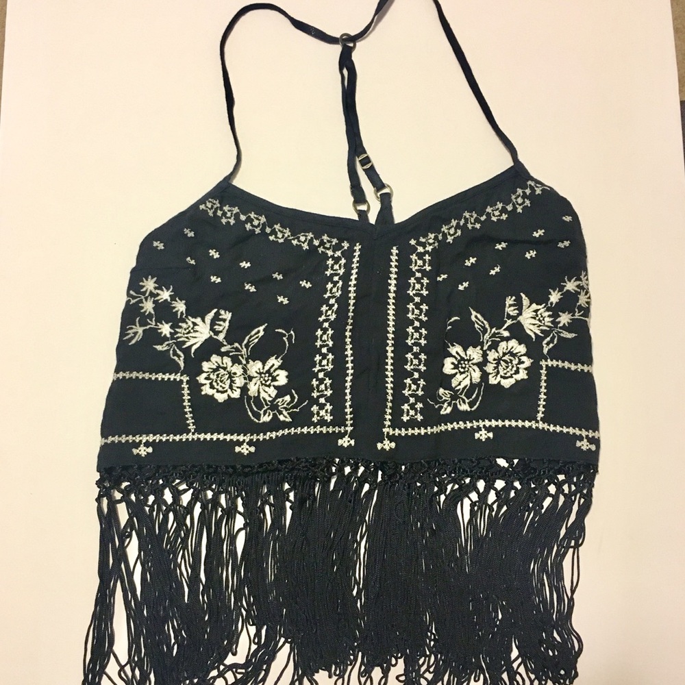 Hollister embroidered top