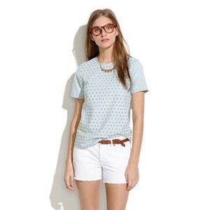 Madewell Denim White Cutoff Shorts