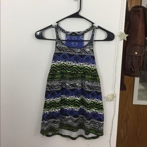 Aztec pattern tank top