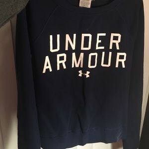 Blue under armor sweater