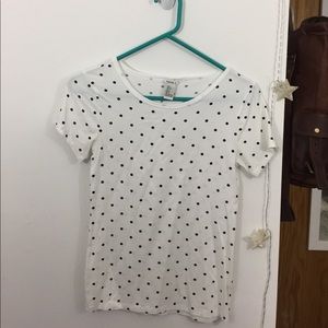 Polka dot tee shirt