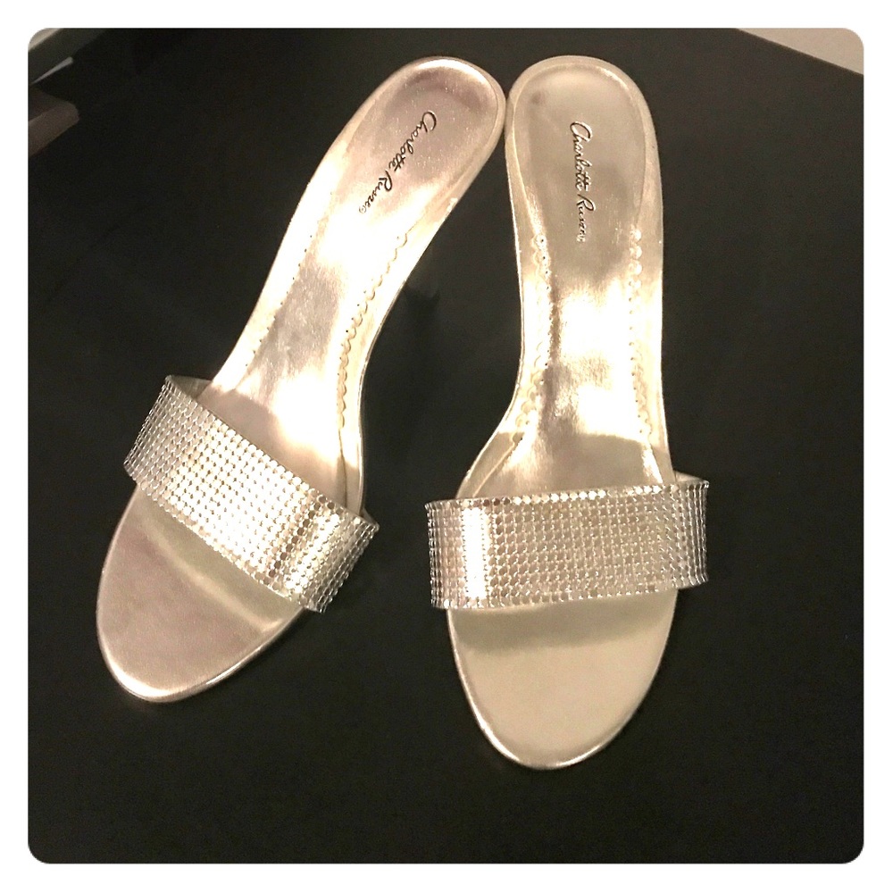 Charlotte Russe Silver Heels
