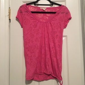 Aeropostale pink flowery shirt