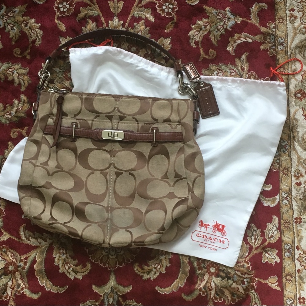 Coach logo purse