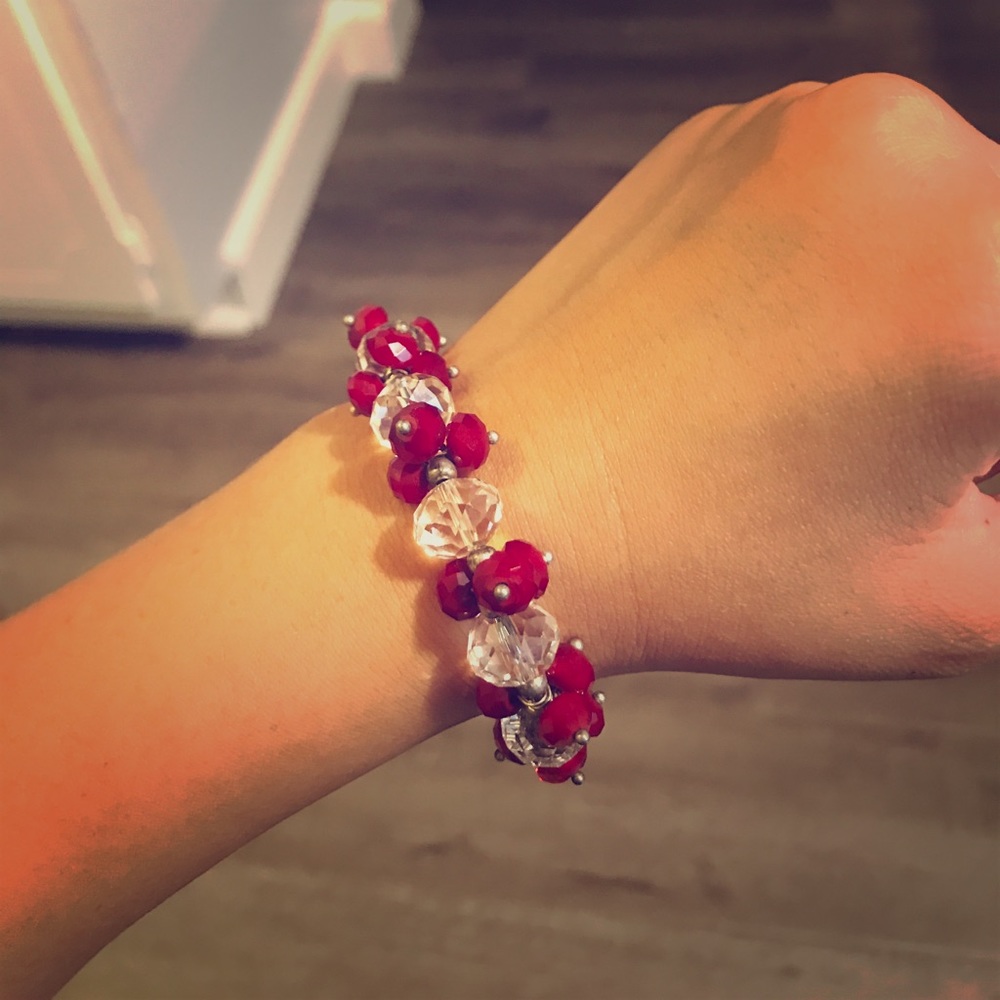Ruby diamond bracelet