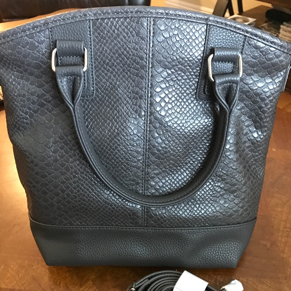 Thirty-One Gifts Paris Purse NIP Charcoal
