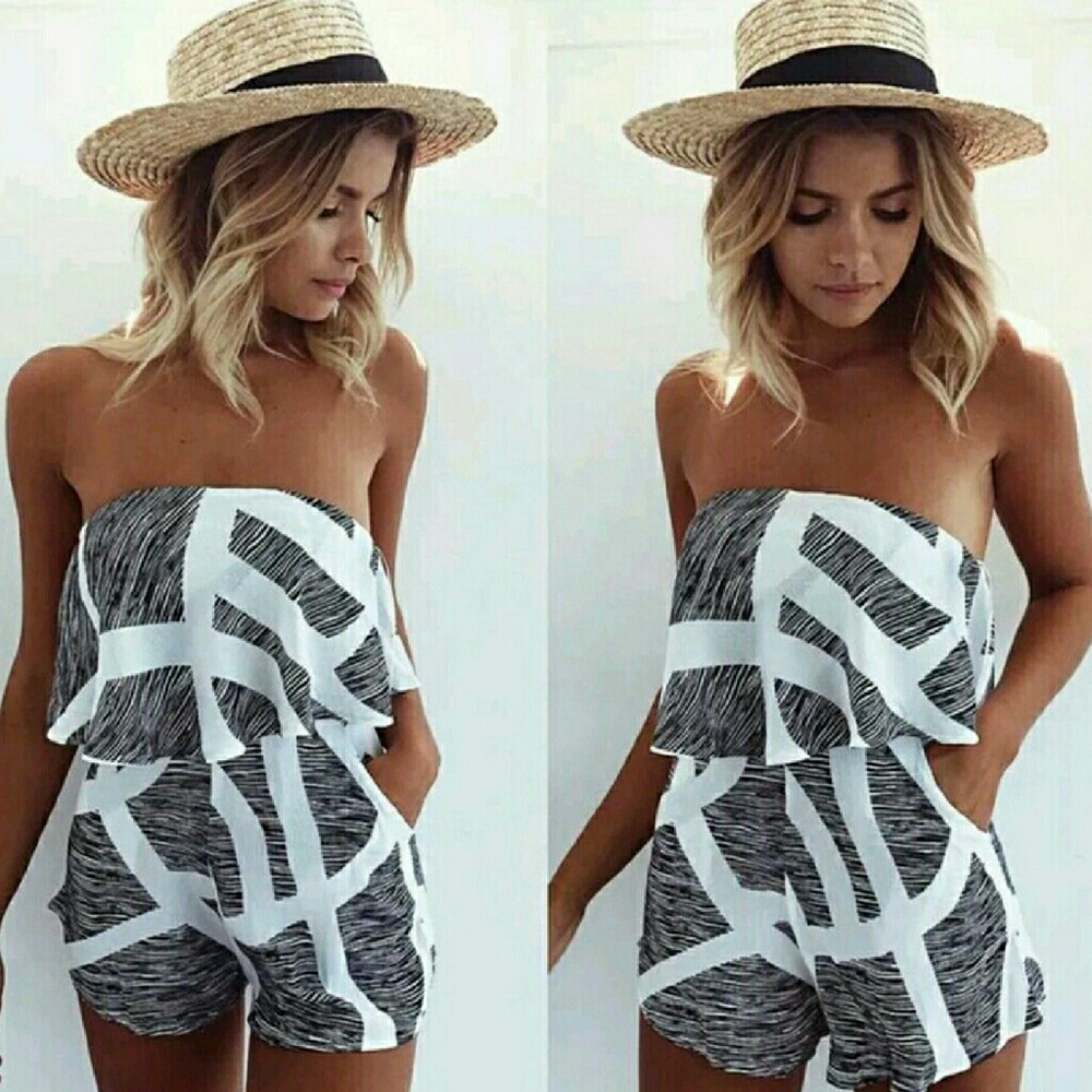 💋 Geometric style Romper 💋