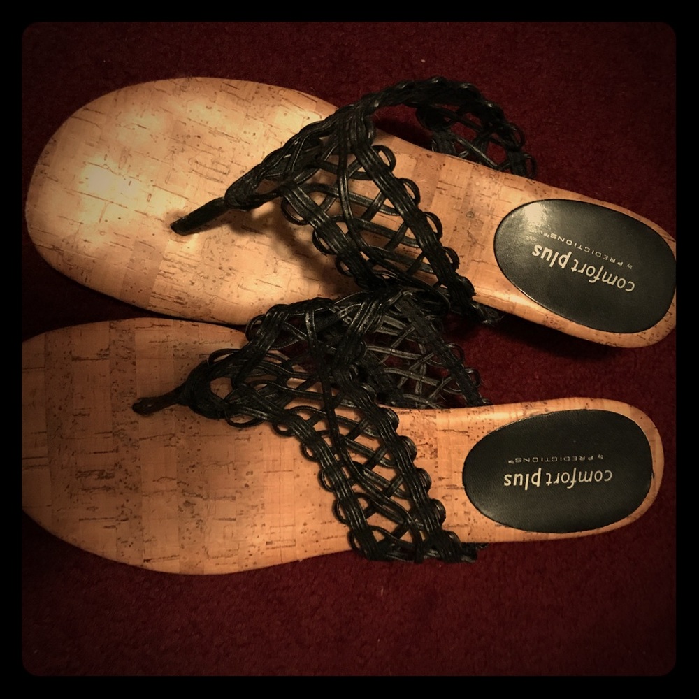 Two comfort plus heels/sandals
