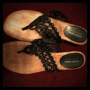 Two comfort plus heels/sandals