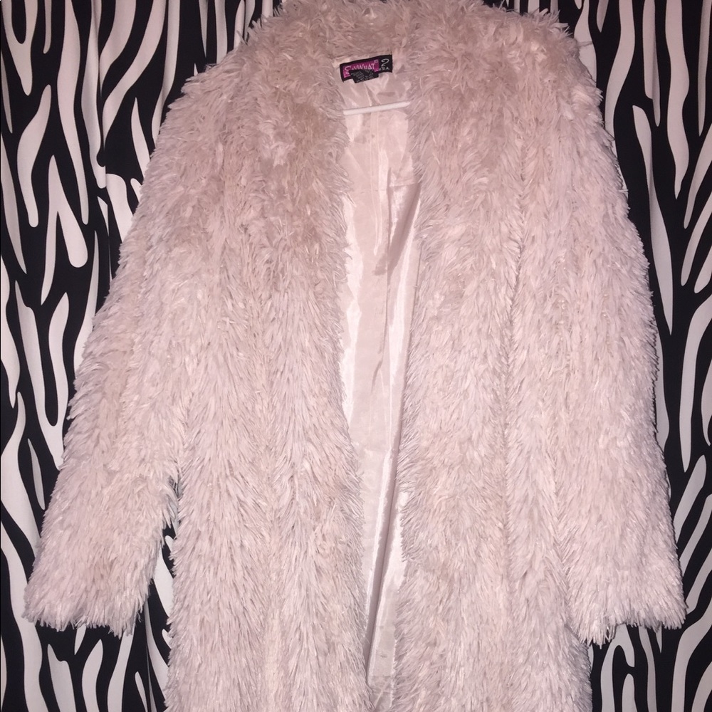 Long mauve cardigan