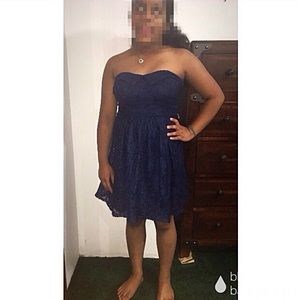 City triangles Dark Blue lace dress