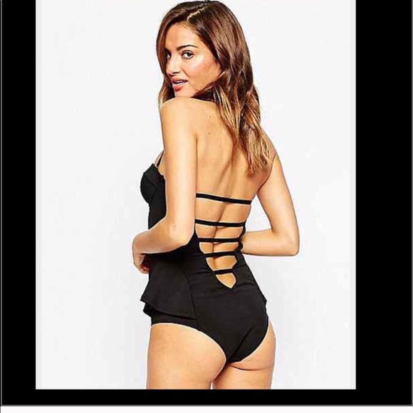 Tracy peplum monokini swimsuit - Picture 2 of 3